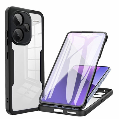 Hülle für Xiaomi Redmi Note 13 Pro+, Techsuit, ColorVerse 360, Schwarz