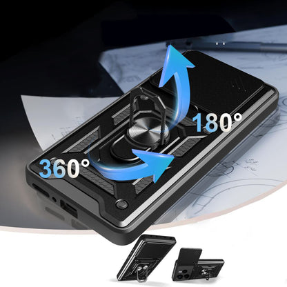 Hülle für Xiaomi Redmi Note 14 4G (Regional), Techsuit, CamShield, Schwarz