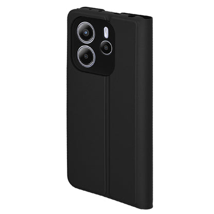 Hülle für Xiaomi Redmi Note 14 4G (Regional), Techsuit, Magskin Book, Schwarz