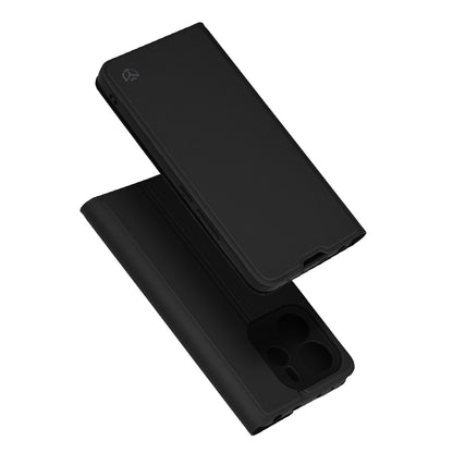 Hülle für Xiaomi Redmi Note 14 4G (Regional), Techsuit, Magskin Book, Schwarz