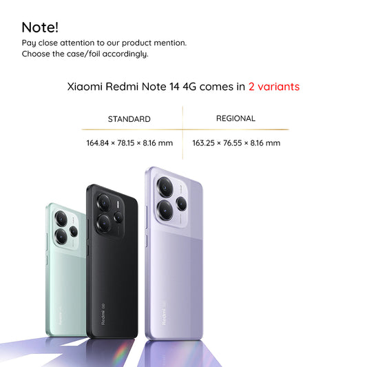 Hülle für Xiaomi Redmi Note 14 4G (Standard), Techsuit, ColorVerse 360, Rosa