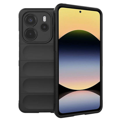 Hülle für Xiaomi Redmi Note 14 4G (Standard), Techsuit, Magic Shield, Schwarz