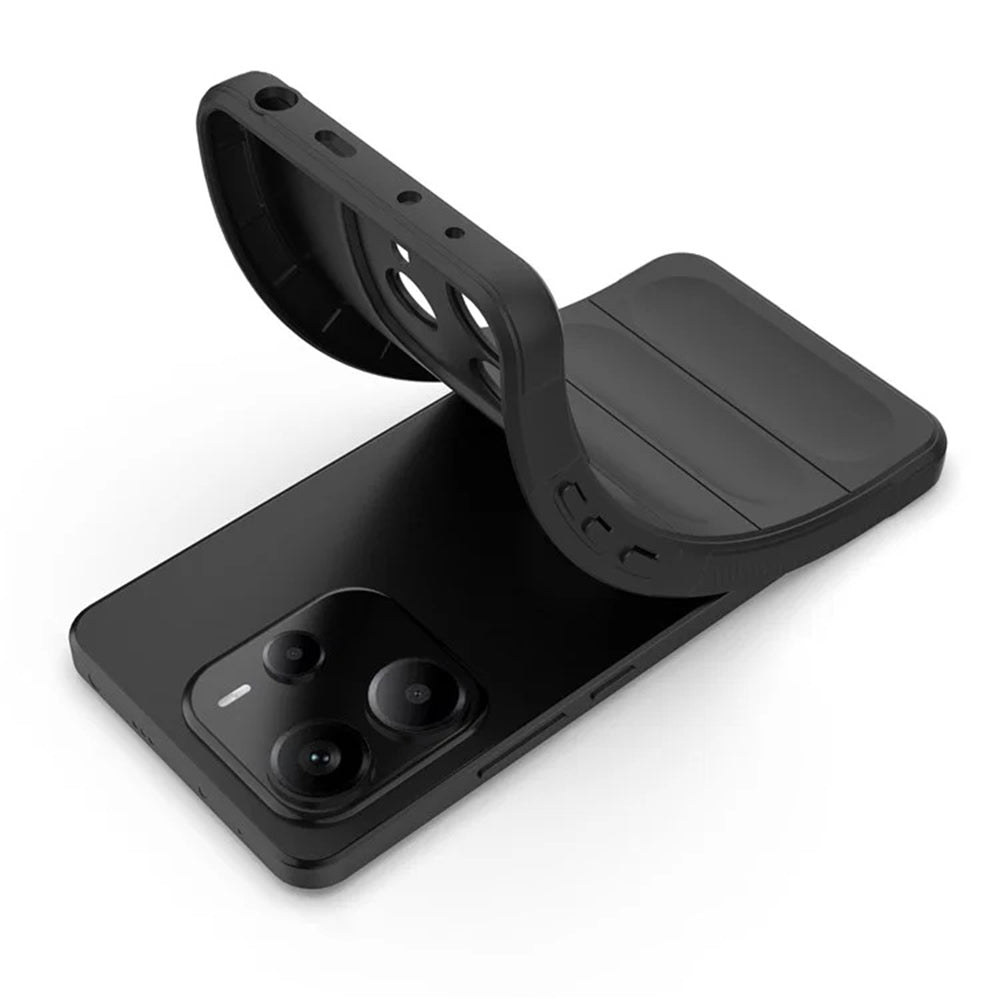 Hülle für Xiaomi Redmi Note 14 4G (Standard), Techsuit, Magic Shield, Schwarz
