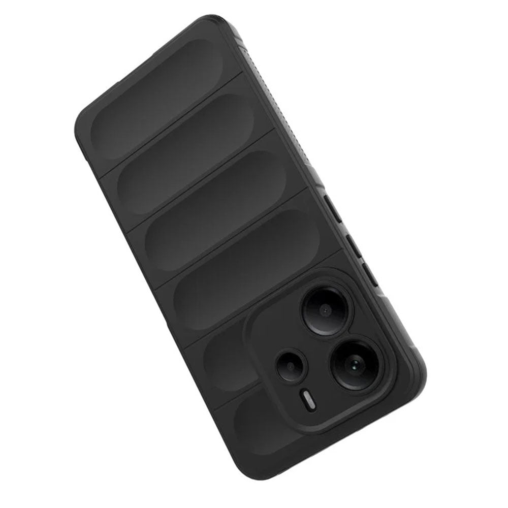 Hülle für Xiaomi Redmi Note 14 4G (Standard), Techsuit, Magic Shield, Schwarz