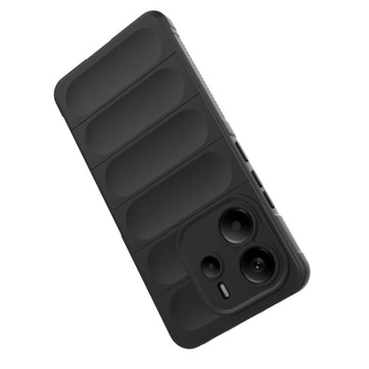 Hülle für Xiaomi Redmi Note 14 4G (Standard), Techsuit, Magic Shield, Schwarz