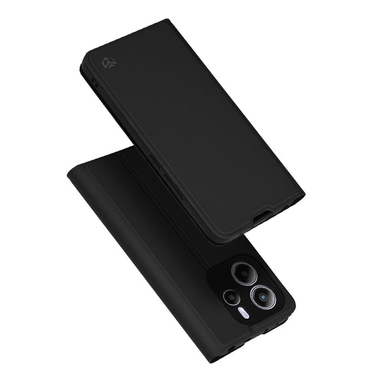 Hülle für Xiaomi Redmi Note 14 4G (Standard), Techsuit, Magskin Book, Schwarz