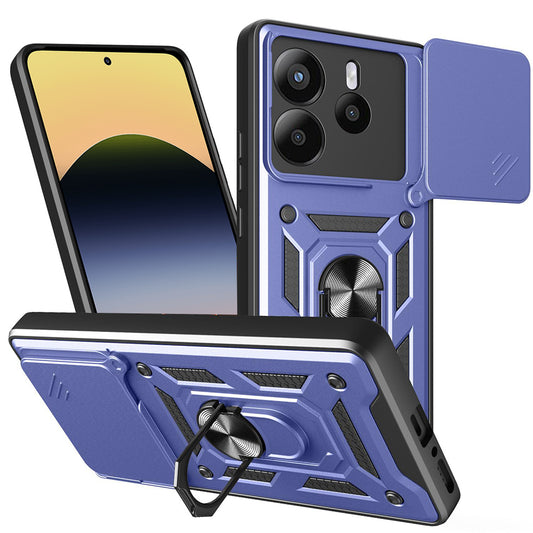 Hülle für Xiaomi Redmi Note 14 5G, Techsuit, CamShield, Blau
