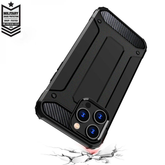 Hülle für Xiaomi Redmi Note 14 5G, Techsuit, Hybrid Armor, Schwarz