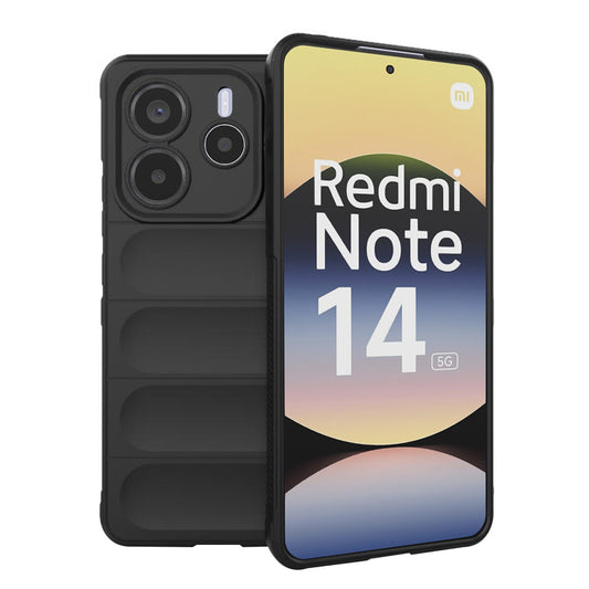 Hülle für Xiaomi Redmi Note 14 5G, Techsuit, Magic Shield, Schwarz