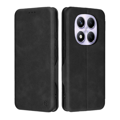 Hülle für Xiaomi Redmi Note 14 Pro 4G, Techsuit, Safe Wallet Plus, Schwarz