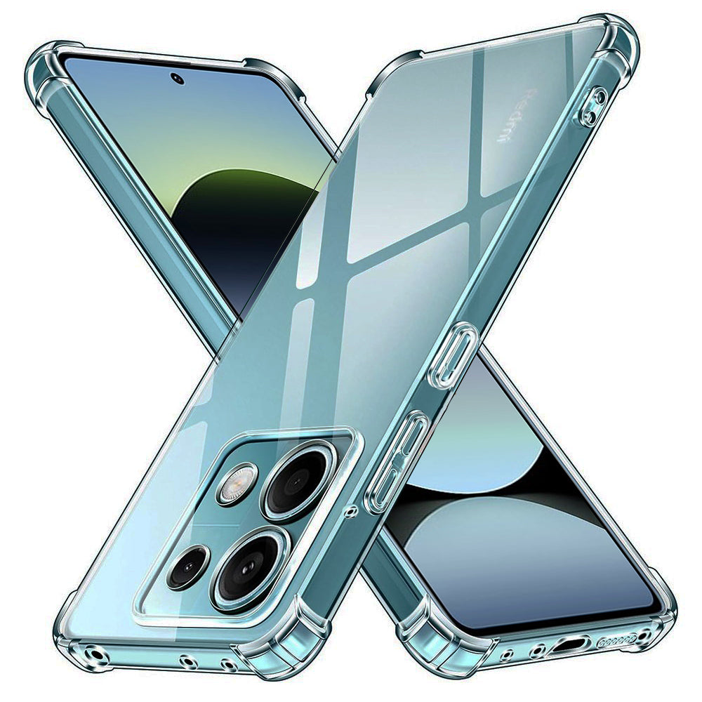 Hülle für Xiaomi Redmi Note 14S, Techsuit, stoßfest klar, transparent