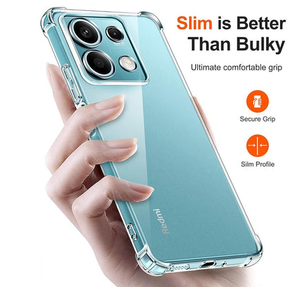 Hülle für Xiaomi Redmi Note 14S, Techsuit, stoßfest klar, transparent