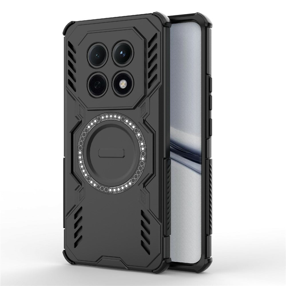 MagSafe Hülle für Xiaomi Redmi Note 15 4G, Techsuit, ArmorMag, Schwarz