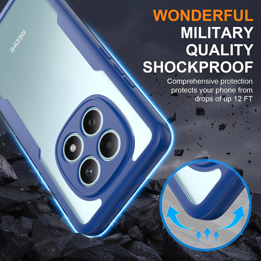 Hülle für Xiaomi Redmi Note 15 4G, Techsuit, ColorVerse 360, Blau