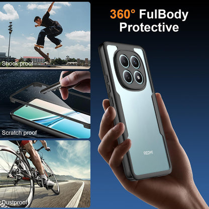 Hülle für Xiaomi Redmi Note 15 4G, Techsuit, ColorVerse 360, Schwarz