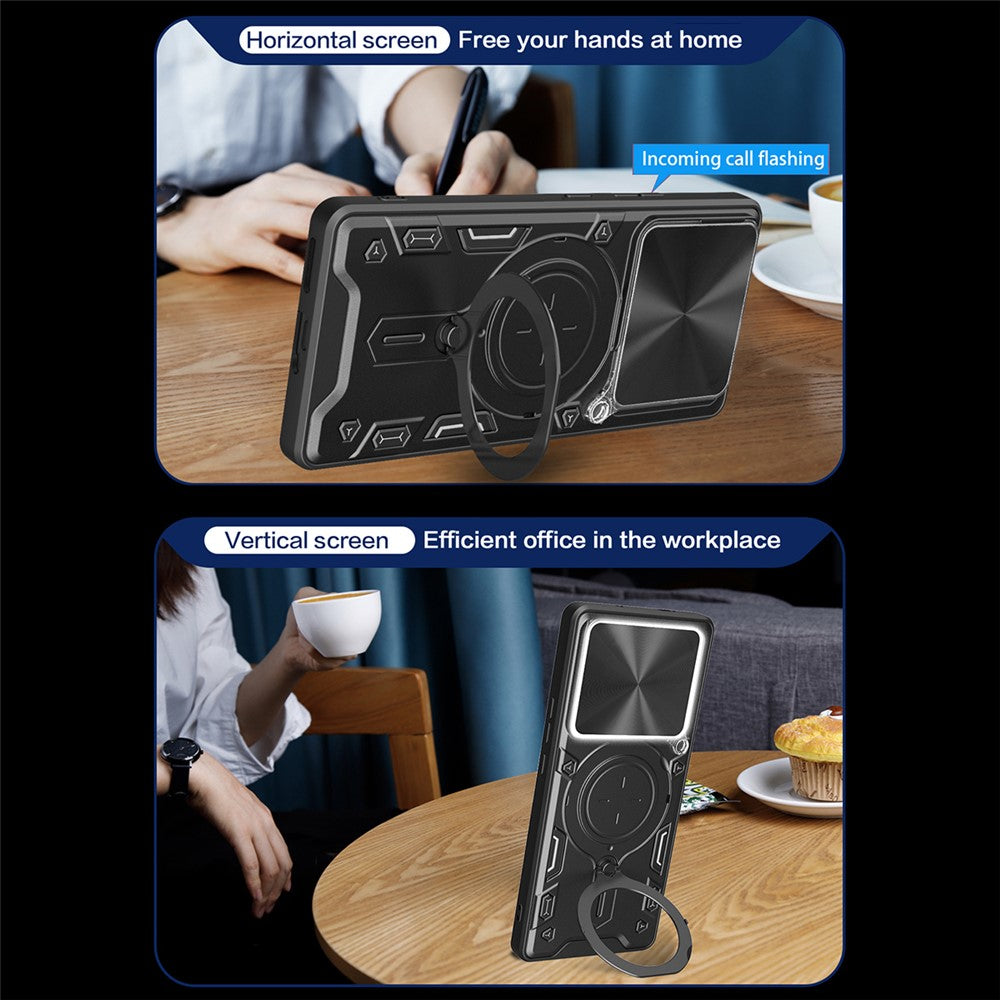 Hülle für Xiaomi Redmi Note 15 Pro 4G, Techsuit, CamGuard Pro, Blau