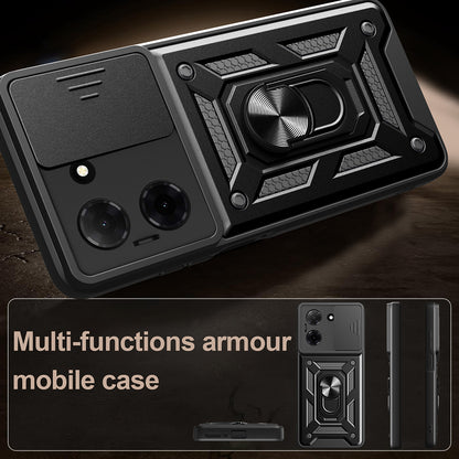 Hülle für Xiaomi Redmi Note 15 Pro 4G, Techsuit, CamShield, Blau