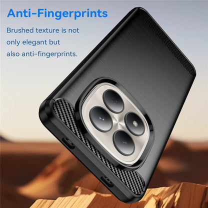 Hülle für Xiaomi Redmi Note 15 Pro 4G, Techsuit, Carbon, Schwarz