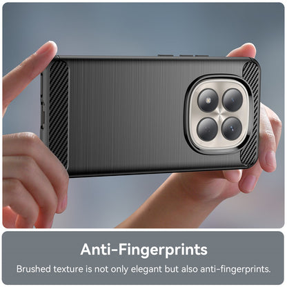 Hülle für Xiaomi Redmi Note 15 Pro 4G, Techsuit, Carbon, Schwarz