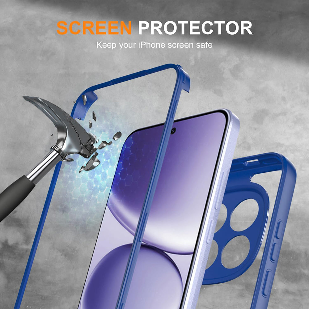 Hülle für Xiaomi Redmi Note 15 Pro 4G, Techsuit, ColorVerse 360, Blau