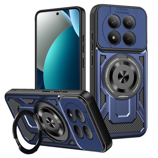 Hülle für Xiaomi Redmi Note 15 Pro 4G, Techsuit, RuggedCam, Blau