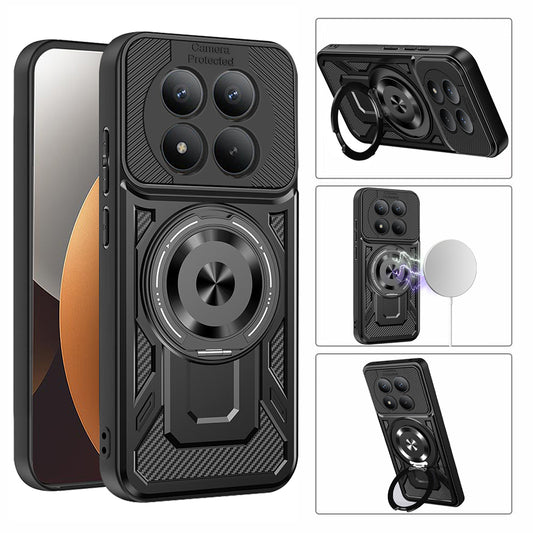 Hülle für Xiaomi Redmi Note 15 Pro 4G, Techsuit, RuggedCam, Blau