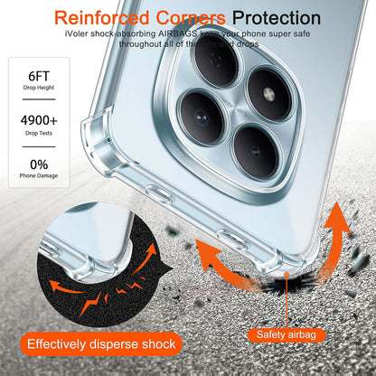 Hülle für Xiaomi Redmi Note 15 Pro 4G, Techsuit, Shockproof Clear, Transparent