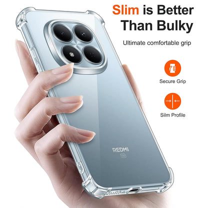 Hülle für Xiaomi Redmi Note 15 Pro 4G, Techsuit, Shockproof Clear, Transparent