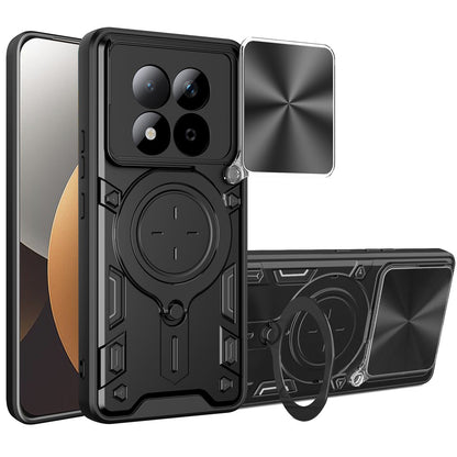 Hülle für Xiaomi Redmi Note 15 Pro 5G, Techsuit, CamGuard Pro, Schwarz