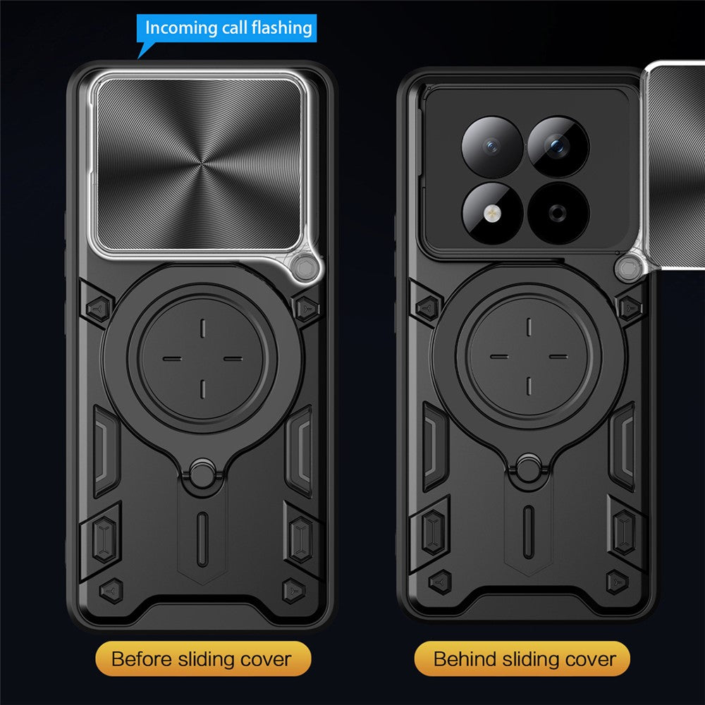 Hülle für Xiaomi Redmi Note 15 Pro 5G, Techsuit, CamGuard Pro, Schwarz