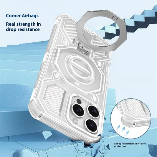 Hülle für Xiaomi Redmi Note 15 Pro 5G, Techsuit, Carbon Shield Pro, Rauchfarben