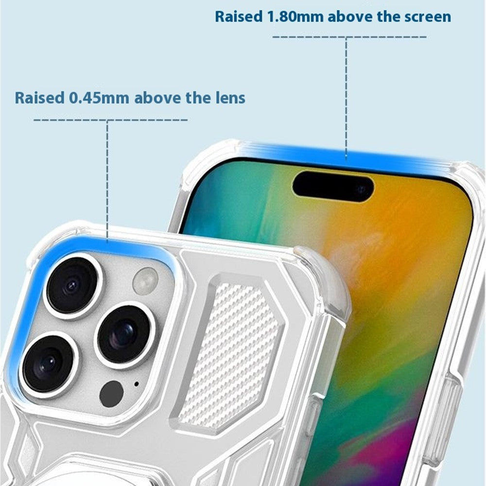 Hülle für Xiaomi Redmi Note 15 Pro 5G, Techsuit, Carbon Shield Pro, Rauchfarben