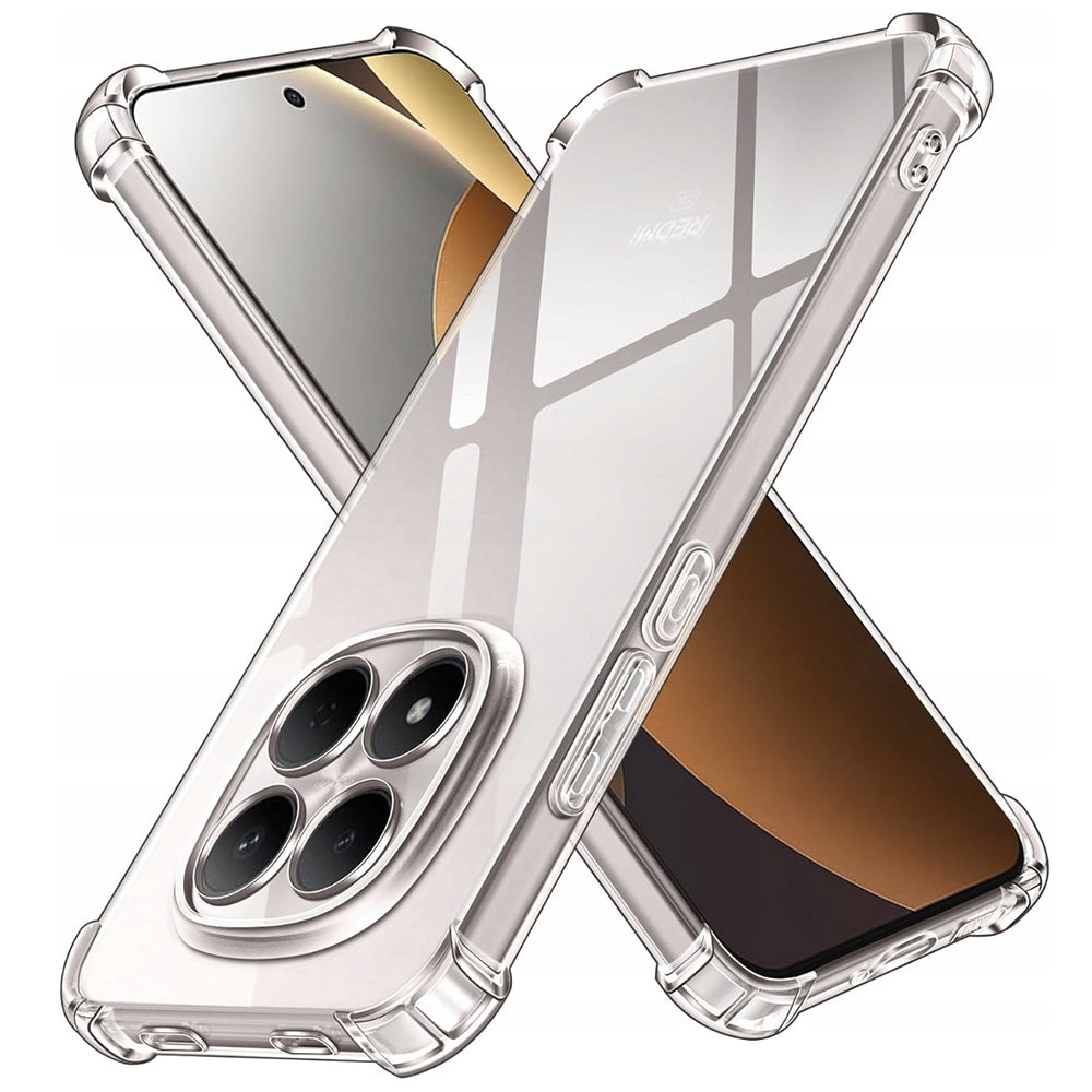Hülle für Xiaomi Redmi Note 15 Pro 5G, Techsuit, Shockproof Clear, Transparent