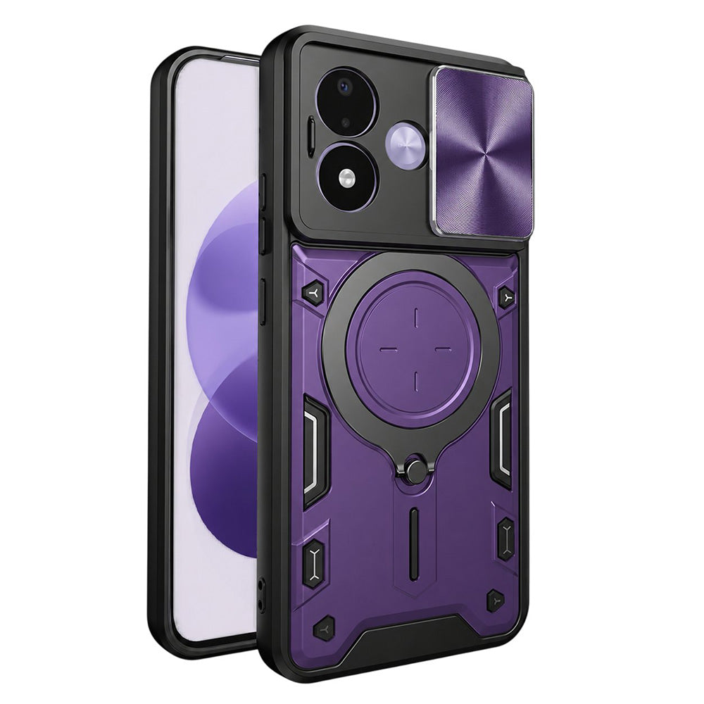 Hülle für Xiaomi Redmi Note 17 4G / Note 17 5G, Techsuit, CamGuard Pro, Lila