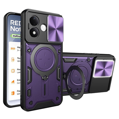 Hülle für Xiaomi Redmi Note 17 4G / Note 17 5G, Techsuit, CamGuard Pro, Lila