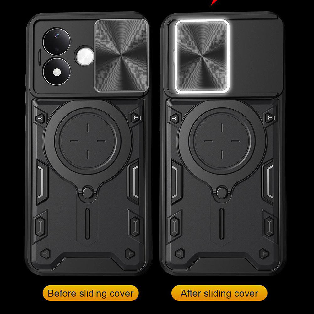 Hülle für Xiaomi Redmi Note 17 4G / Note 17 5G, Techsuit, CamGuard Pro, Lila