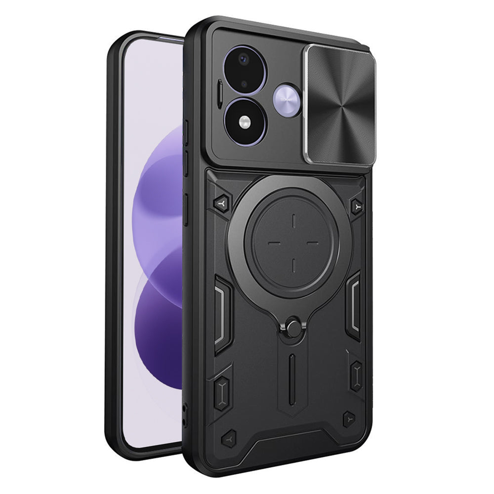 Hülle für Xiaomi Redmi Note 17 4G / Note 17 5G, Techsuit, CamGuard Pro, Schwarz