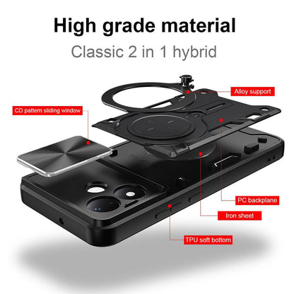Hülle für Xiaomi Redmi Note 17 4G / Note 17 5G, Techsuit, CamGuard Pro, Rot
