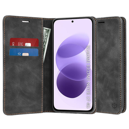 Hülle für Xiaomi Redmi Note 17 4G / Note 17 5G, Techsuit, Confy, Schwarz