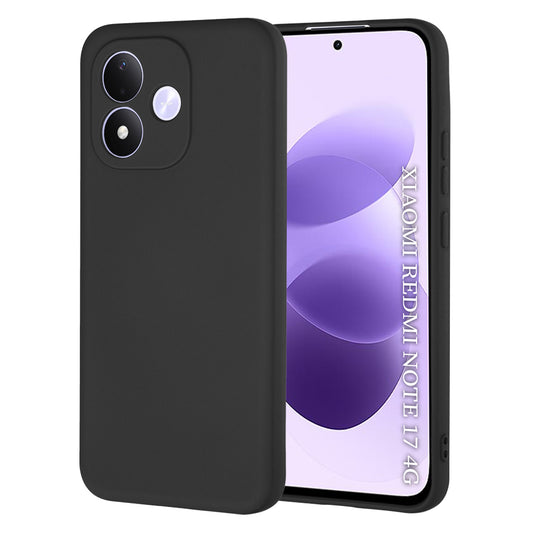 Hülle für Xiaomi Redmi Note 17 4G / Note 17 5G, Techsuit, SoftFlex, Schwarz