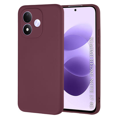 Hülle für Xiaomi Redmi Note 17 4G / Note 17 5G, Techsuit, SoftFlex, Burgunderrot