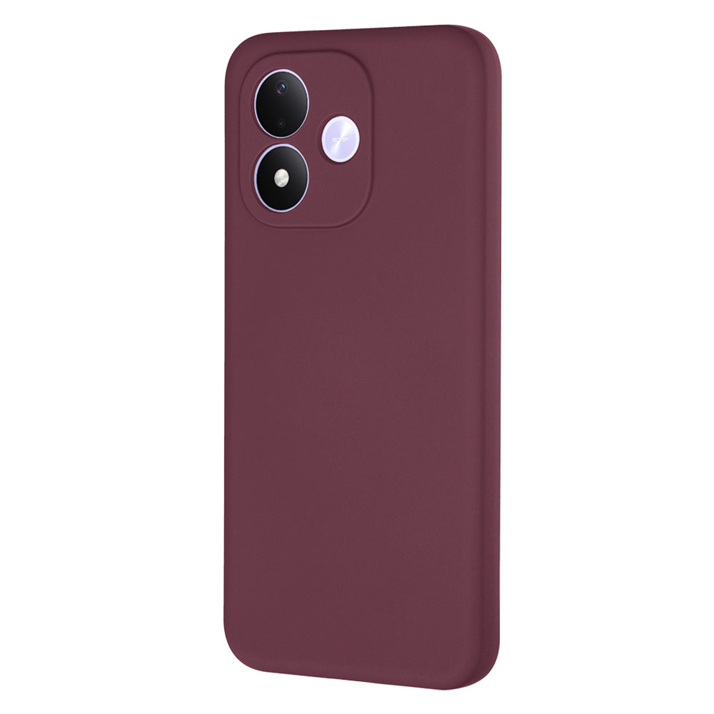 Hülle für Xiaomi Redmi Note 17 4G / Note 17 5G, Techsuit, SoftFlex, Burgunderrot