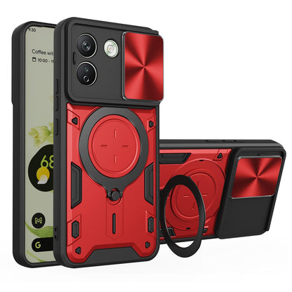 Hülle für Xiaomi Redmi Note 17 Pro Max, Techsuit, CamGuard Pro, Rot