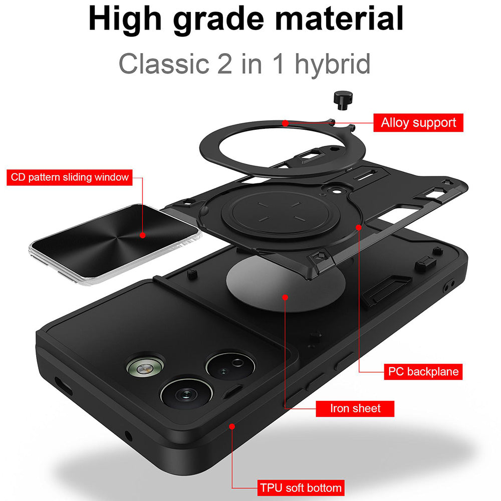 Hülle für Xiaomi Redmi Note 17 Pro Max, Techsuit, CamGuard Pro, Roségold