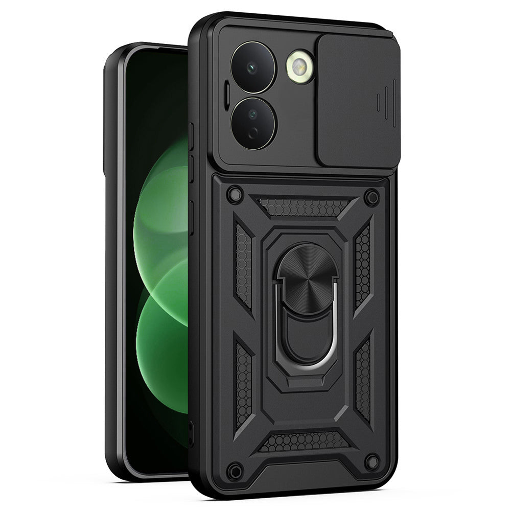 Hülle für Xiaomi Redmi Note 17 Pro Max, Techsuit, CamShield, Schwarz