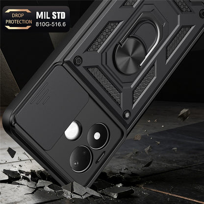 Hülle für Xiaomi Redmi Note 17 Pro Max, Techsuit, CamShield, Schwarz
