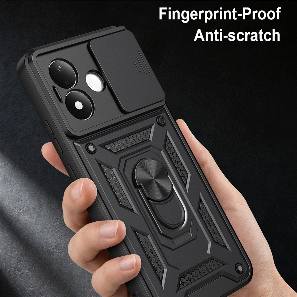 Hülle für Xiaomi Redmi Note 17 Pro Max, Techsuit, CamShield, Schwarz