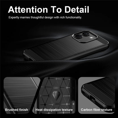 Hülle für Xiaomi Redmi Note 17 Pro Max, Techsuit, Carbon, Schwarz