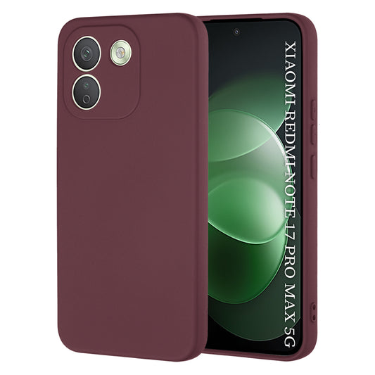 Hülle für Xiaomi Redmi Note 17 Pro Max, Techsuit, SoftFlex, Bordeauxrot