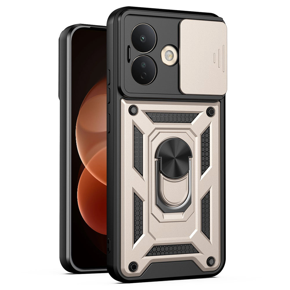 Hülle für Xiaomi Redmi Note 17 Pro, Techsuit, CamShield, Goldfarben